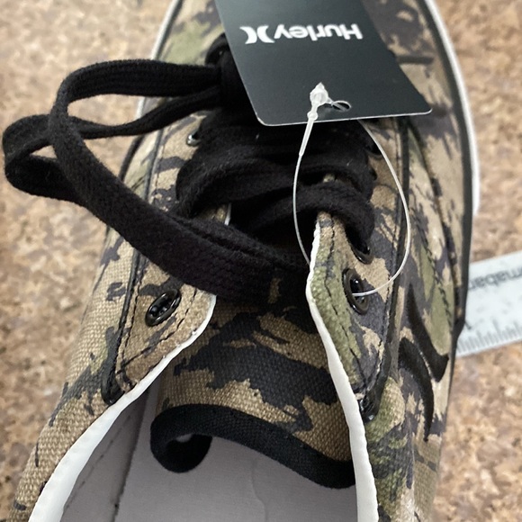 NWT Hurley Kayo Lace Up Sneakers Shoe Camo and Black Men’s 10.5 M - Picture 11 of 15